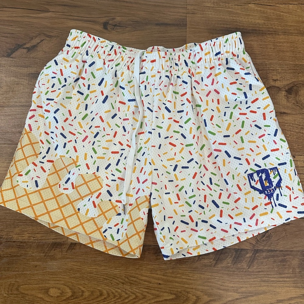 Colorful Sprinkle Athletic Shorts